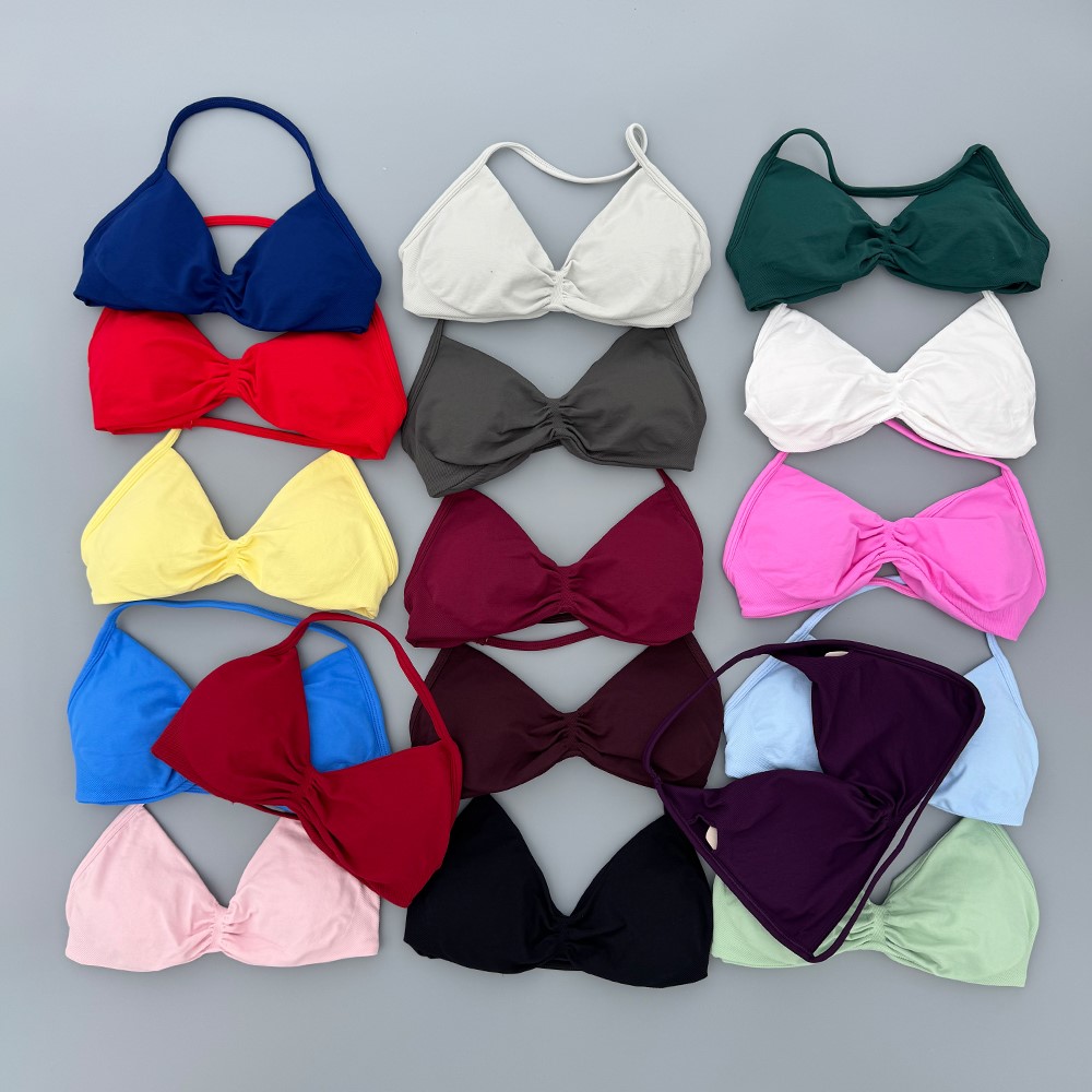 Aquatic Sports Bra - Strappy Bra Gym Top Women High