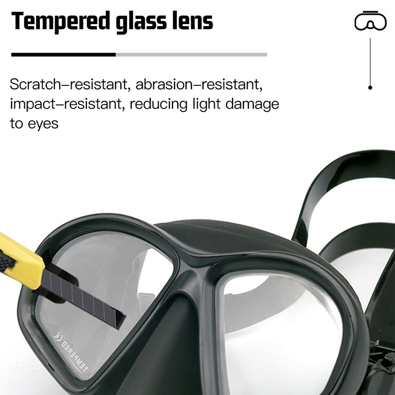 Wet Low Capacity Tempered Glas - Freediving Mask Set review and price