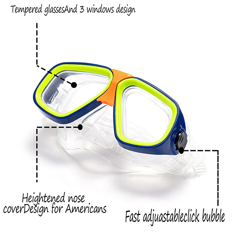 Adults Kids  Diving Goggle Mas - Freediving Mask Set review and price