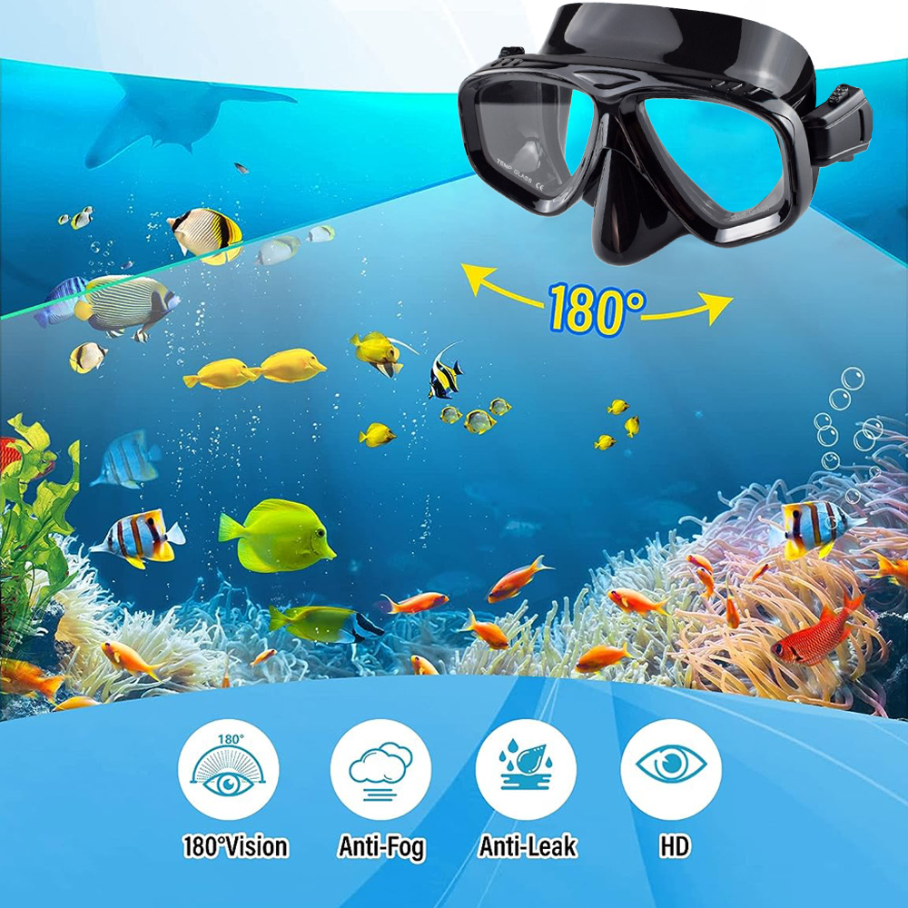 Dry Snorkel Set Diving Mask Pr - Freediving Mask Set review and price